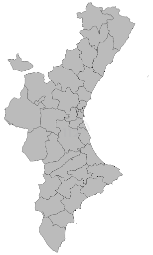 Mapa Comunidad Valenciana