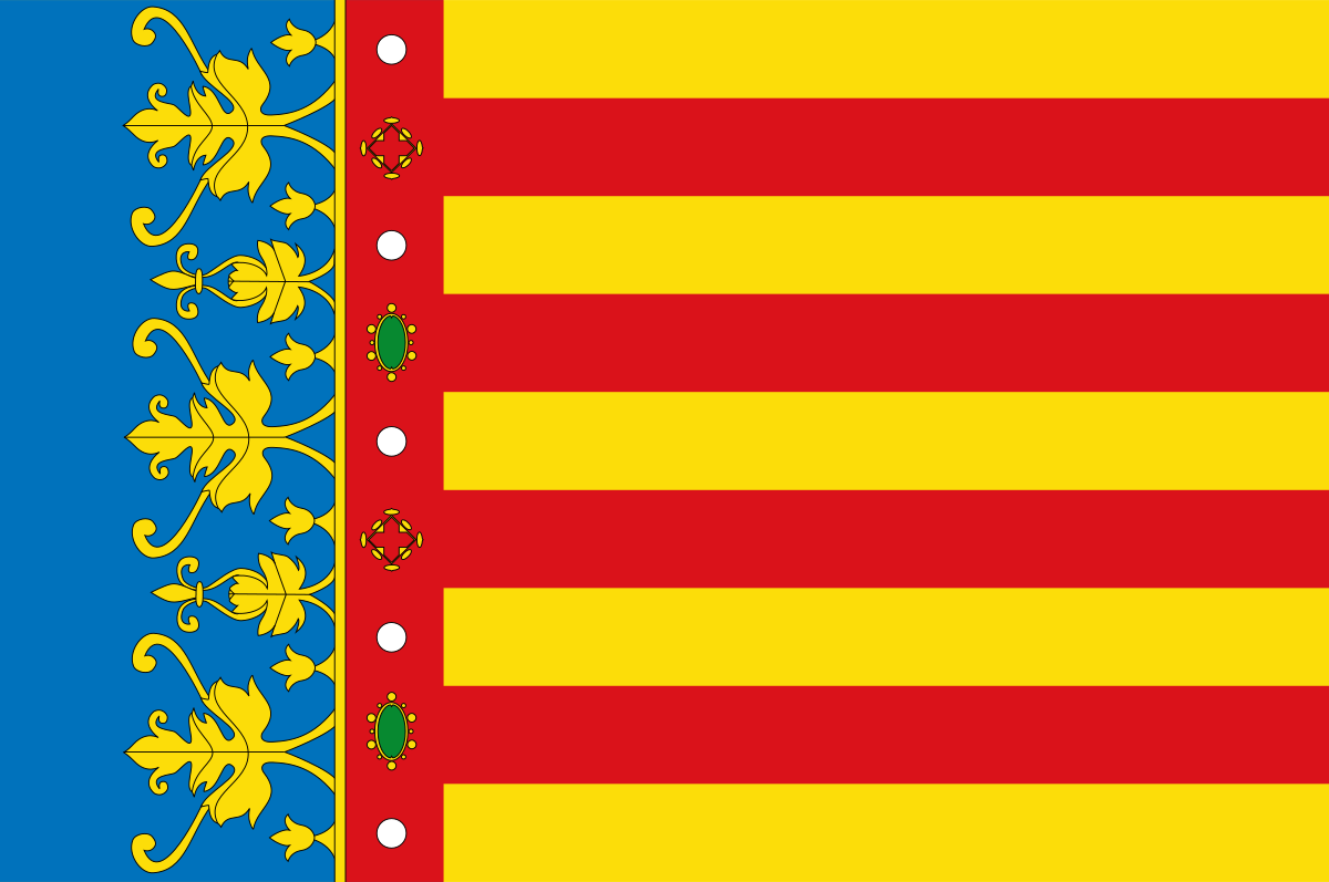 Resultado de imagen de bandera provincia de valencia
